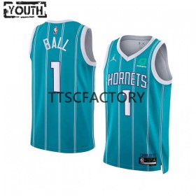Dječji NBA Dres Charlotte Hornets LaMelo Ball 1 Nike 2022-23 Jordan Edition Teal Swingman